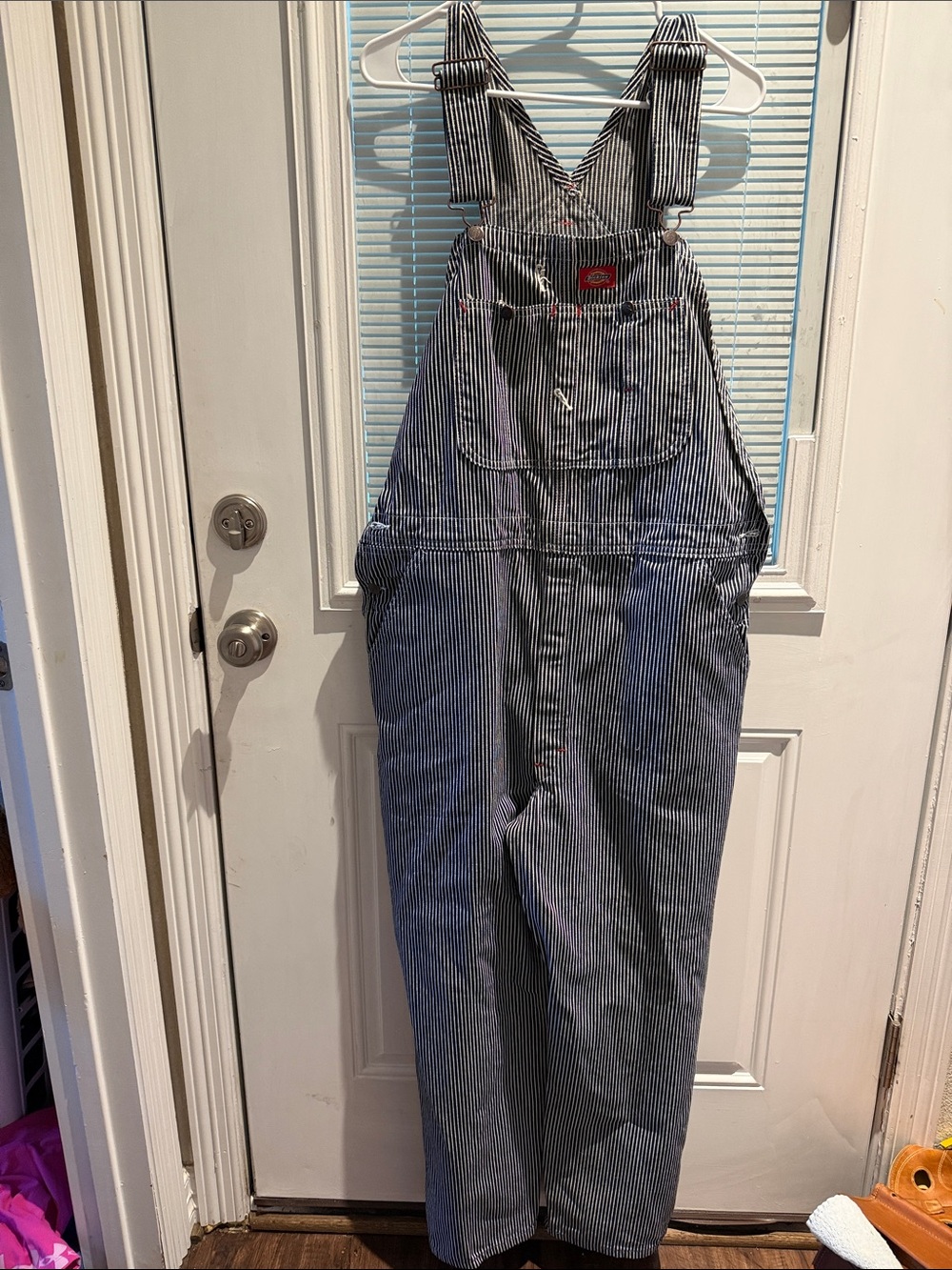 Dickies Striped Black and white Workwear Overalls - Men